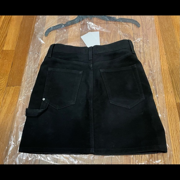 SOLD🖤Helmut Lang🖤Femme Silk-Trim Utility Mini Skirt. Size 25. NWT. MSRP $435. - Picture 4 of 7